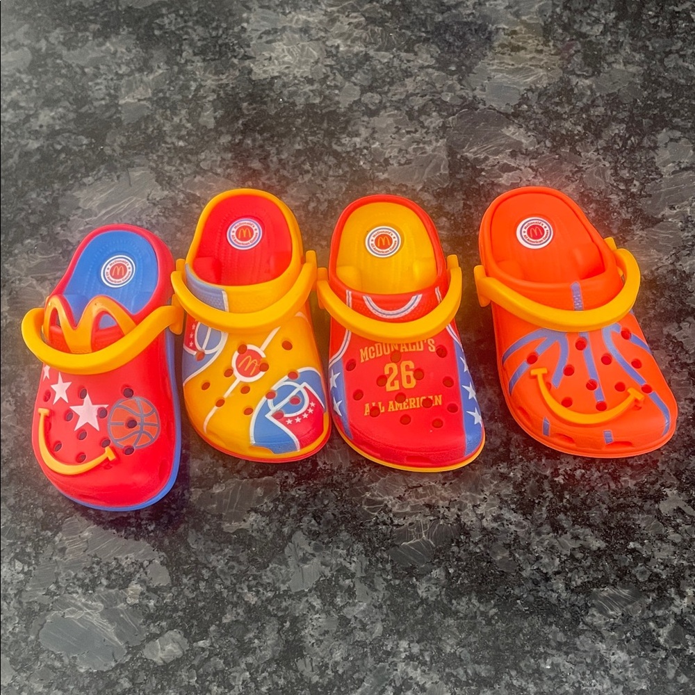McDonald's Kids Slippers - Red, Yellow, and Blue